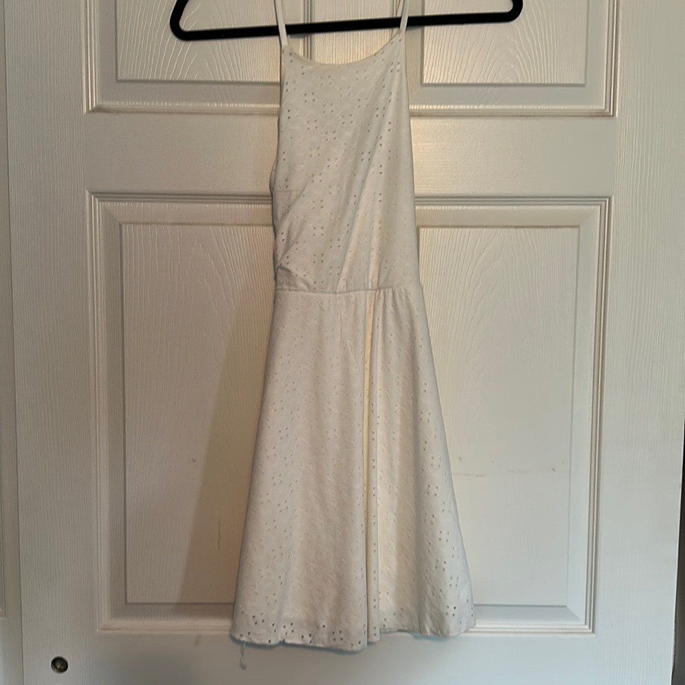 White shower/graduation dress